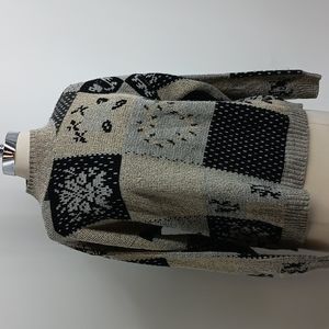 Genesis vintage patchwork-style pullover-sz S